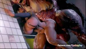 hentai monster asses - Monsters fuck big ass girl HD