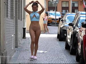 mini skirt public - She dropped her mini-skirt in public! on Porn Hub Live