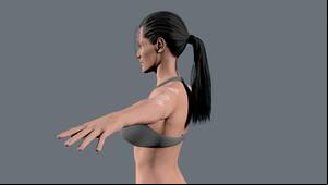 Angelina Jolie Porn 3d - angelina jolie Model 3D in Wanita 3DExport