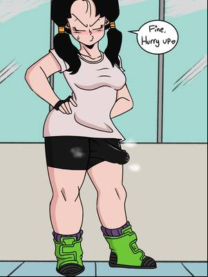 Dragon Ball Z Porn Futa - Rule 34 - 1futa angry balls big penis bike shorts breasts clothed clothing  dialogue dragon ball dragon ball z english text erection fully clothed futa  only futanari human large penis light-skinned futanari