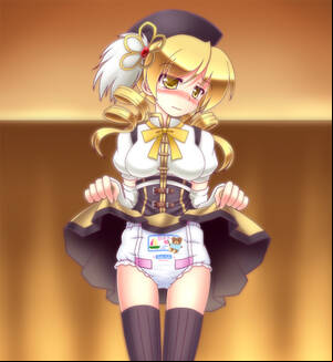 cute diaper girl hentai - Anime Diapered Diaper Girl
