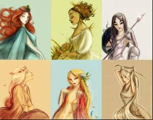 Hera Greek Goddess Porn - Hera, Demeter, Athena, Persephone, Aphrodite, Artemis