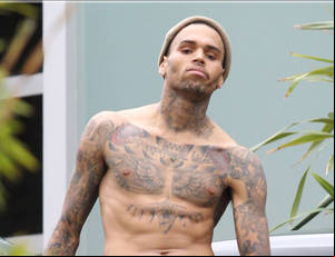 Celebrity Black Dick Porn - Chris Brown Malibu
